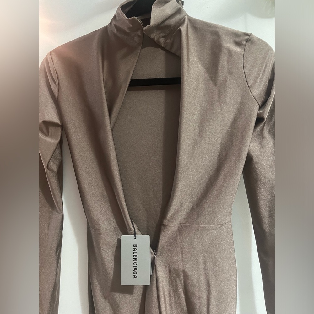 Balenciaga Spandex Bodysuit - Taupe